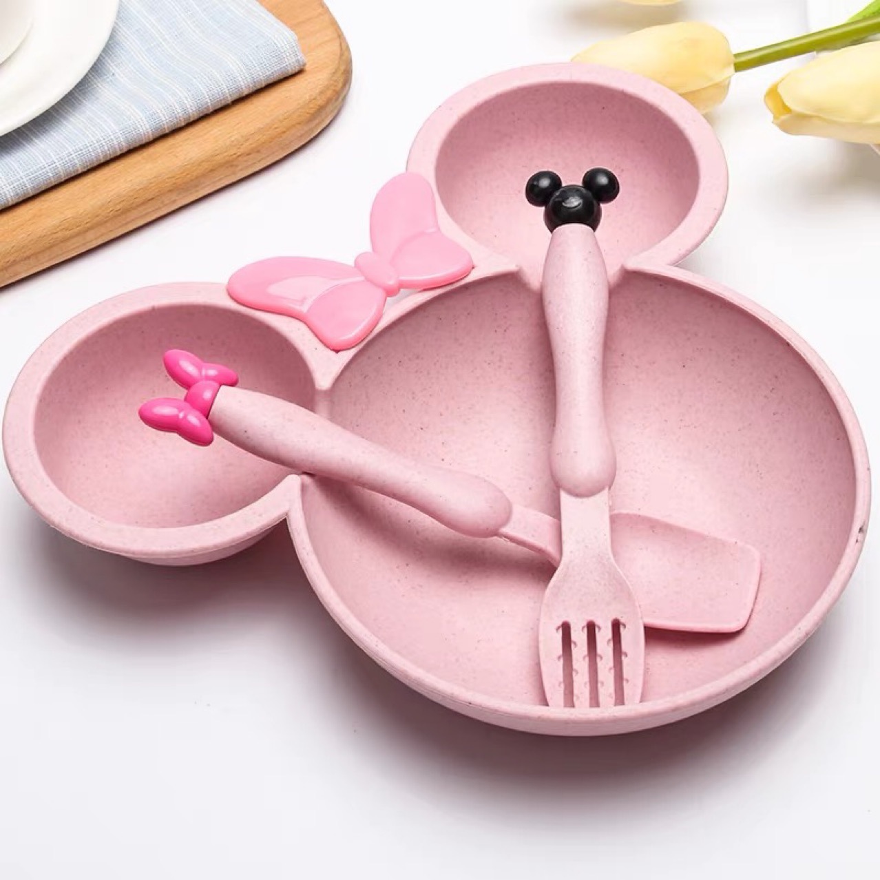 Wheat Straw Minnie Mouse Kids  - огляд і ціна Baby Food Menu