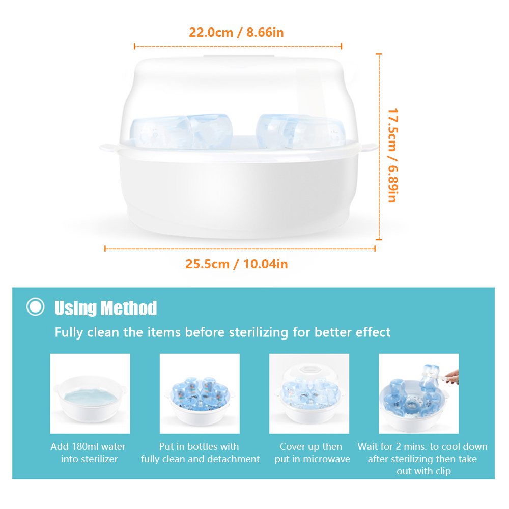 Microwave Bottle Sterilizer St - огляд і ціна Baby Food Warmer