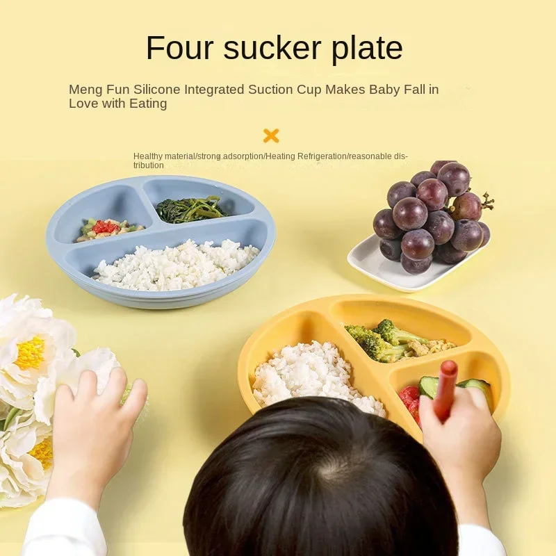 3Pcs Silicone Baby Feeding Set - огляд і ціна Baby Food Jars With Lids